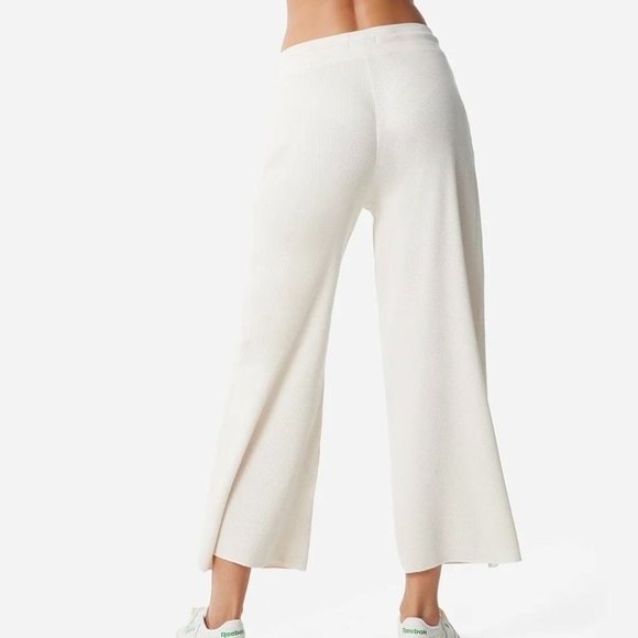 MATE the Label White Organic Thermal Wide Leg Pant - XL - Picture 9 of 10